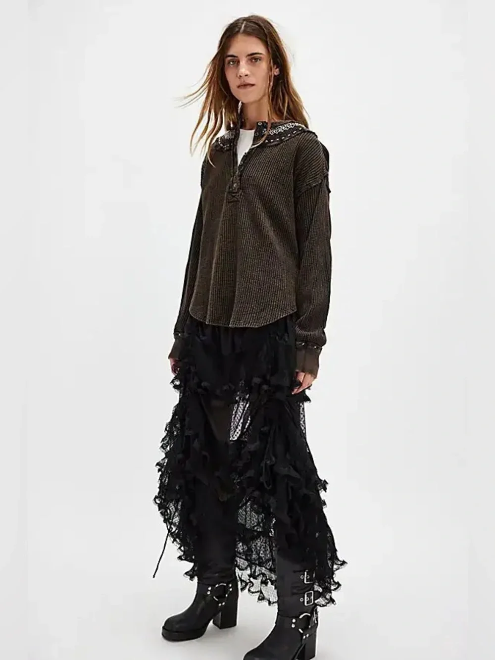 Free People Forever Young Half Slip Skirt